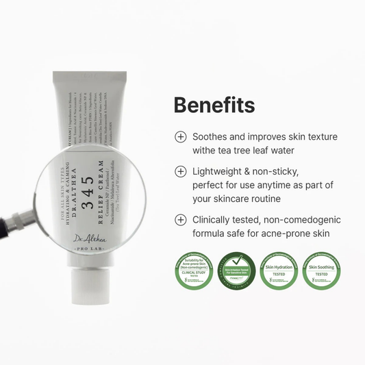 Dr.Althea 345 Relief Cream 50ml – Niacinamide, Centella & Ceramide NP